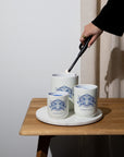 4-Delig Set Limited Edition - Ceramic Swan Sunrise Collection - Cashmere Vanilla