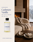 Cashmere Vanilla aroma navulling met fles en warme geurnoten
