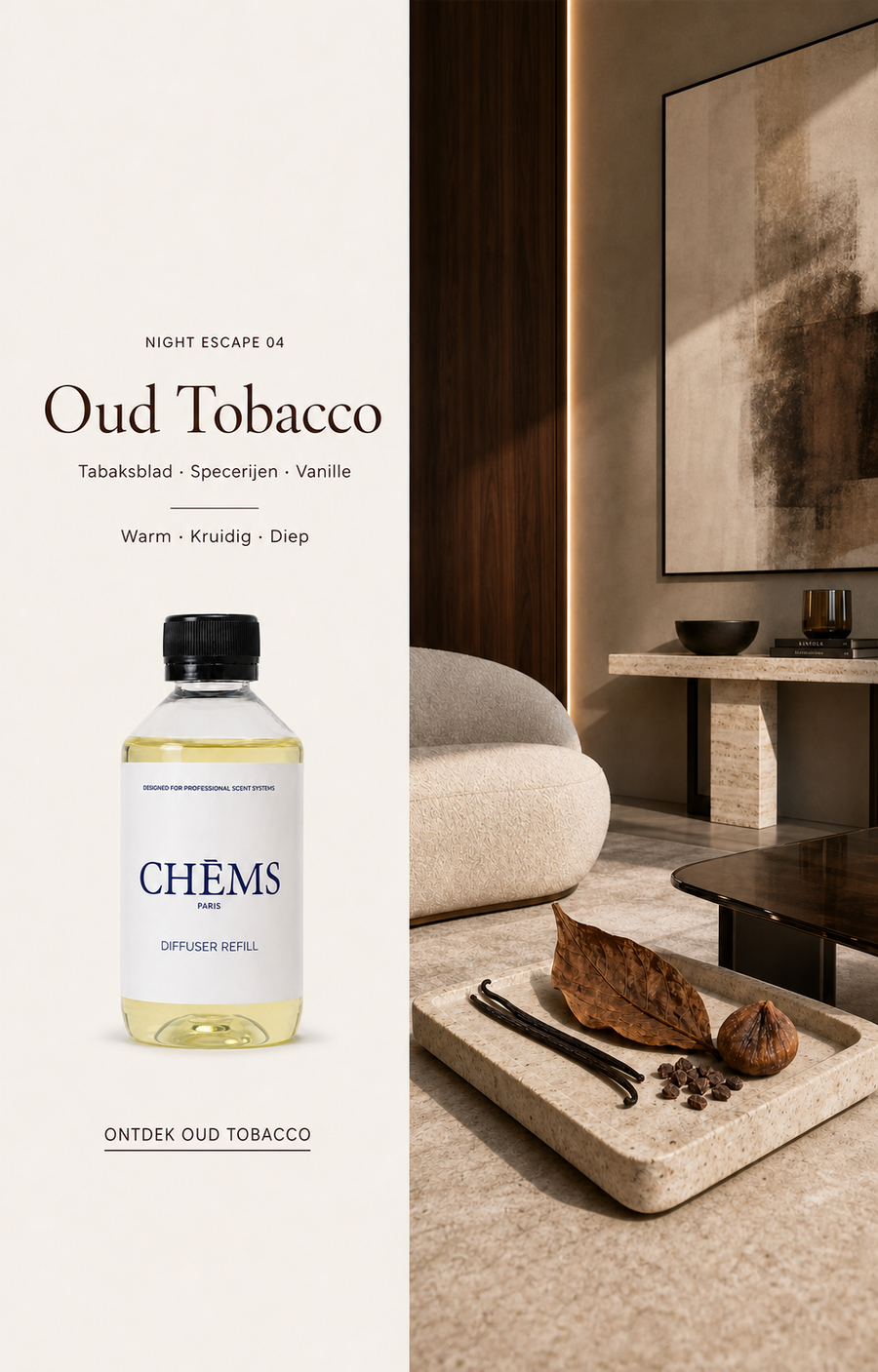 Oud Tobacco - Aroma Navulling 250ml