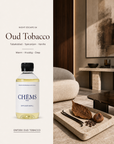 Oud Tobacco aroma navulling met fles en warme geurnoten